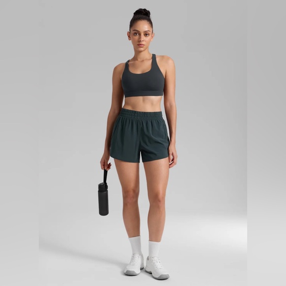 Feathery-Fit Soft High Rise Lined Shorts 3'' - Picture 3 of 7